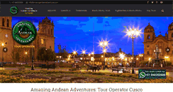 Desktop Screenshot of amazingandeanadventures.com